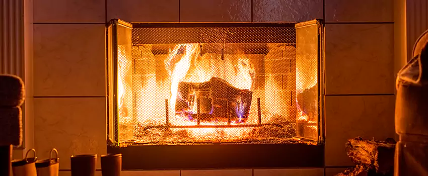 Mendota Hearth Landscape Fireplace Installation in Welby, Colorado