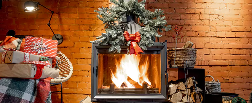 Travis Industries Linear Gas Fireplace Installation in Welby, Colorado